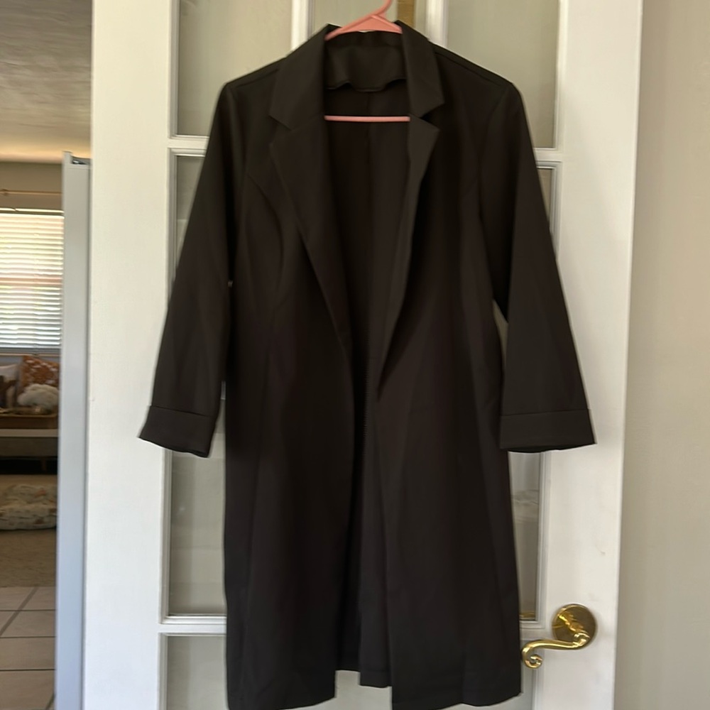 NWOT | Long Collared Duster Jacket